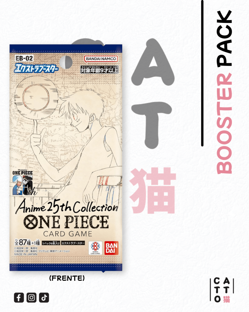 Anime 25th - One Piece TCG Booster Pack | Japón - CATTO | 自分